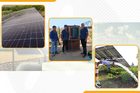 INSTALACIÓN DE PANELES SOLARES PARA SISTEMA DE BOMBEO AGRÍCOLA